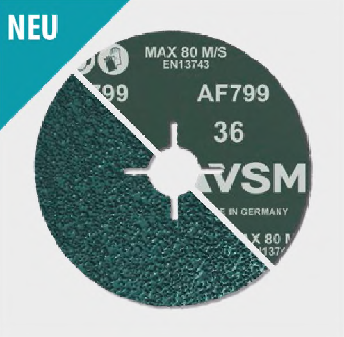 Фібровий круг VSM (ВСМ) AF799 ACTIROX 125x22 мм P80