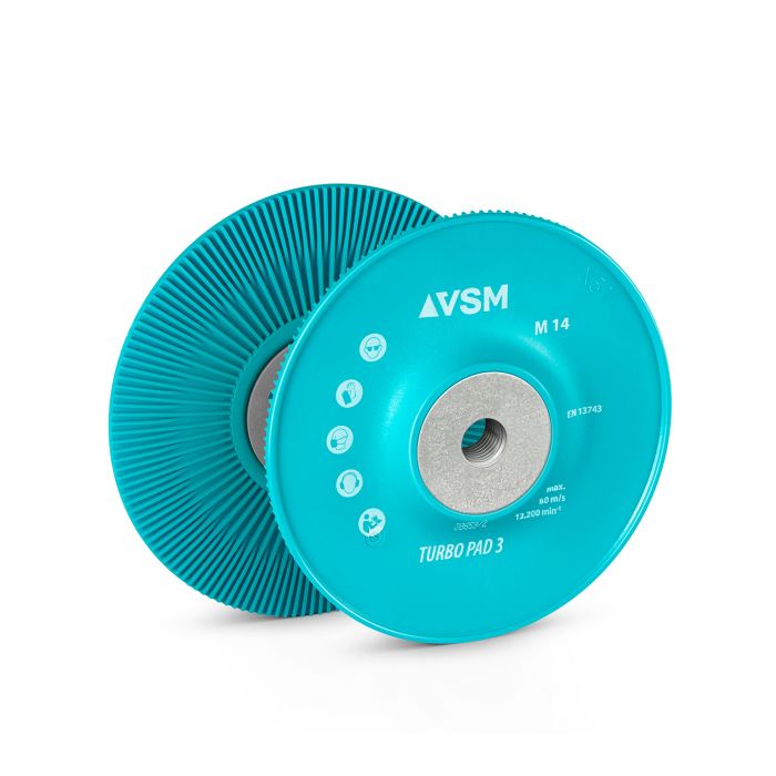 Оправка VSM (ВСМ) ZFT3 125 мм TURBO PAD 3 для фібрових кругів