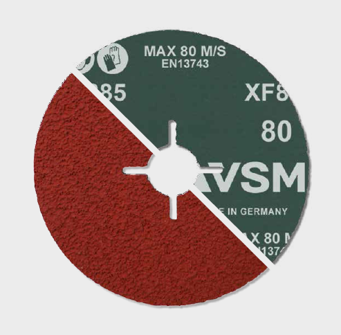 Фібровий круг, керамічне зерно, VSM (ВСМ) XF885 125x22 мм P40